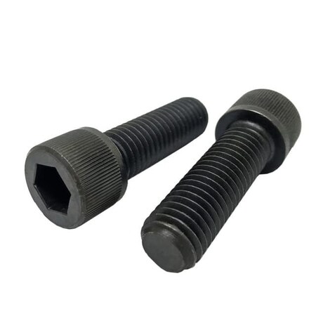 5/16-18 Socket Head Cap Screw, Black Oxide Alloy Steel, 1-3/8 In Length, 100 PK